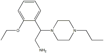 2-(2-ethoxyphenyl)-2-(4-propylpiperazin-1-yl)ethanamine Struktur