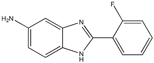 2-(2-fluorophenyl)-1H-benzimidazol-5-amine Struktur