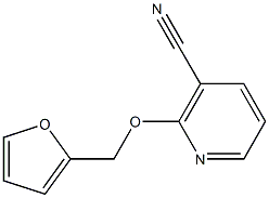 2-(2-furylmethoxy)nicotinonitrile Struktur