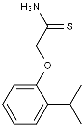 2-(2-isopropylphenoxy)ethanethioamide Struktur