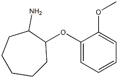 2-(2-methoxyphenoxy)cycloheptanamine Struktur