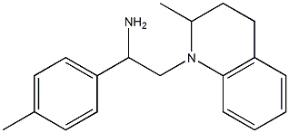 2-(2-methyl-1,2,3,4-tetrahydroquinolin-1-yl)-1-(4-methylphenyl)ethan-1-amine Struktur