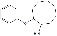 2-(2-methylphenoxy)cyclooctan-1-amine Struktur