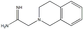 2-(3,4-dihydroisoquinolin-2(1H)-yl)ethanimidamide Struktur