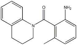 2-(3,4-dihydroquinolin-1(2H)-ylcarbonyl)-3-methylaniline Struktur