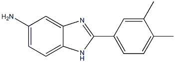 2-(3,4-dimethylphenyl)-1H-1,3-benzodiazol-5-amine Struktur