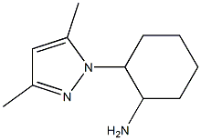 2-(3,5-dimethyl-1H-pyrazol-1-yl)cyclohexan-1-amine Struktur