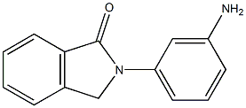 2-(3-aminophenyl)isoindolin-1-one Struktur