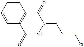 2-(3-chloropropyl)-1,2,3,4-tetrahydrophthalazine-1,4-dione Struktur