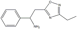 2-(3-ethyl-1,2,4-oxadiazol-5-yl)-1-phenylethan-1-amine Struktur