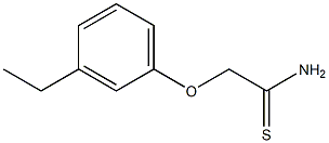 2-(3-ethylphenoxy)ethanethioamide Struktur