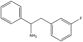 2-(3-fluorophenyl)-1-phenylethanamine Struktur