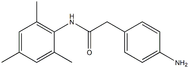 2-(4-aminophenyl)-N-(2,4,6-trimethylphenyl)acetamide Struktur