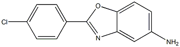 2-(4-chlorophenyl)-1,3-benzoxazol-5-amine Struktur