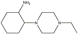 2-(4-ethylpiperazin-1-yl)cyclohexan-1-amine Struktur