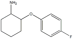 2-(4-fluorophenoxy)cyclohexan-1-amine Struktur