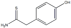 2-(4-hydroxyphenyl)ethanethioamide Struktur