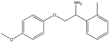 2-(4-methoxyphenoxy)-1-(2-methylphenyl)ethanamine Struktur