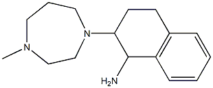 2-(4-methyl-1,4-diazepan-1-yl)-1,2,3,4-tetrahydronaphthalen-1-amine Struktur