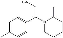 2-(4-methylphenyl)-2-(2-methylpiperidin-1-yl)ethanamine Struktur