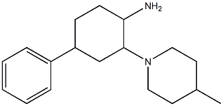 2-(4-methylpiperidin-1-yl)-4-phenylcyclohexanamine Struktur