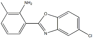 2-(5-chloro-1,3-benzoxazol-2-yl)-6-methylaniline Struktur