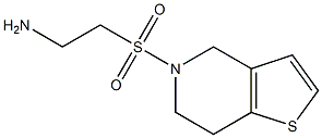 2-(6,7-dihydrothieno[3,2-c]pyridin-5(4H)-ylsulfonyl)ethanamine Struktur