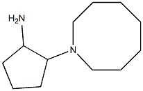 2-(azocan-1-yl)cyclopentan-1-amine Struktur