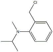 2-(chloromethyl)-N-methyl-N-(propan-2-yl)aniline Struktur