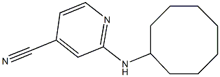 2-(cyclooctylamino)pyridine-4-carbonitrile Struktur