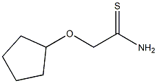 2-(cyclopentyloxy)ethanethioamide Struktur