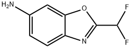 2-(difluoromethyl)-1,3-benzoxazol-6-amine Struktur