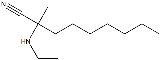 2-(ethylamino)-2-methylnonanenitrile Struktur