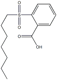 2-(heptane-1-sulfonyl)benzoic acid Struktur