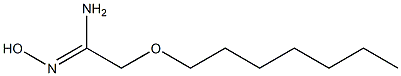 2-(heptyloxy)-N'-hydroxyethanimidamide Struktur