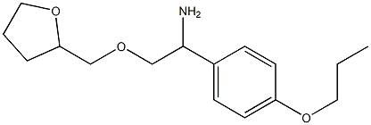 2-(oxolan-2-ylmethoxy)-1-(4-propoxyphenyl)ethan-1-amine Struktur