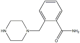 2-(piperazin-1-ylmethyl)benzamide Struktur