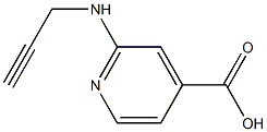 2-(prop-2-yn-1-ylamino)pyridine-4-carboxylic acid Struktur