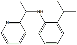 2-(propan-2-yl)-N-[1-(pyridin-2-yl)ethyl]aniline Struktur