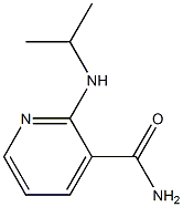 2-(propan-2-ylamino)pyridine-3-carboxamide Struktur