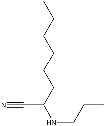 2-(propylamino)octanenitrile Struktur