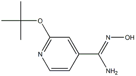 2-(tert-butoxy)-N'-hydroxypyridine-4-carboximidamide Struktur