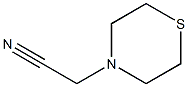 2-(thiomorpholin-4-yl)acetonitrile Struktur