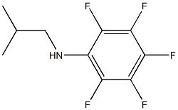 2,3,4,5,6-pentafluoro-N-(2-methylpropyl)aniline Struktur