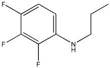 2,3,4-trifluoro-N-propylaniline Struktur