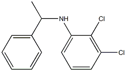 2,3-dichloro-N-(1-phenylethyl)aniline Struktur