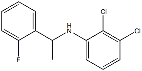 2,3-dichloro-N-[1-(2-fluorophenyl)ethyl]aniline Struktur