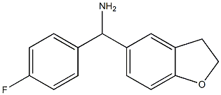 2,3-dihydro-1-benzofuran-5-yl(4-fluorophenyl)methanamine Struktur