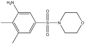 2,3-dimethyl-5-(morpholine-4-sulfonyl)aniline Struktur