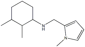 2,3-dimethyl-N-[(1-methyl-1H-pyrrol-2-yl)methyl]cyclohexan-1-amine Struktur